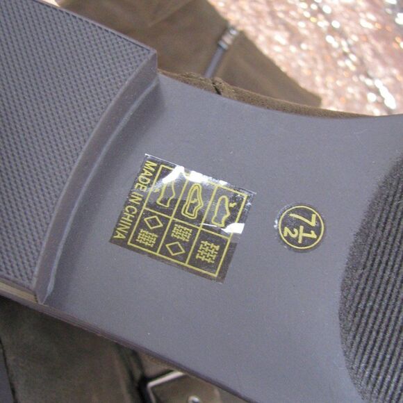 NIB Journee Collection zip up moto biker boots 7.5 - Picture 5 of 10